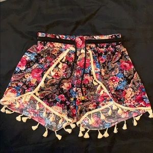 Black and Pink Skort
